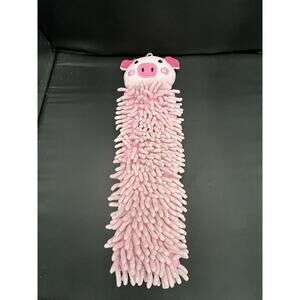 Norwex‎ Kids Pink Pig Microfiber Baclock Hand Towel